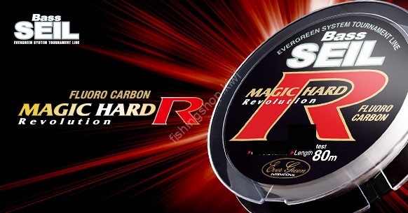 EVERGREEN Bass SEIL Magic Hard R [Clear] 80m #2 (8lb)