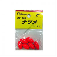 Fujiwara Colour Sinker Jujube No.2 Fluorescent Red