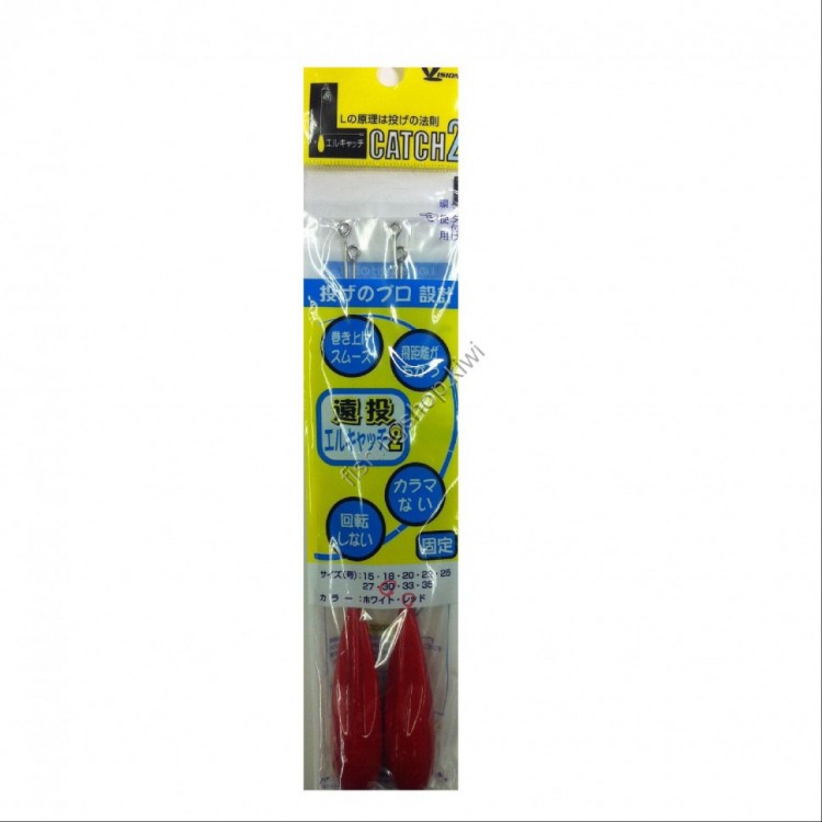 FUJIWARA L Catch II Fixed Type [Red] #30 (2pcs)