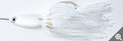 HMKL Dynamo Spinner Bait 1/4 PEARL WHITE