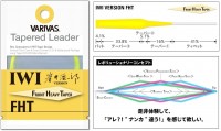 VARIVAS Tapered Leader IWI Version FHT Nylon [Flow Yellow] 16ft 5X