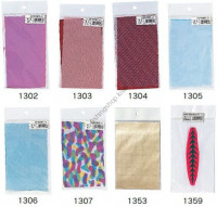 NAKAZIMA #1304 Egi Cloth Set Lattice Pattern + Lame Red