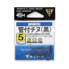 GAMAKATSU Chinu Ring Eye [NS Black] #5 (11pcs)
