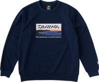 DAIWA DE-8723 Tough Sweat Pullover (Navy) XL
