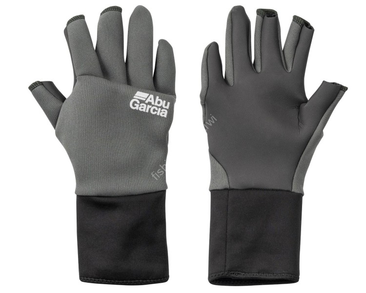 ABU GARCIA Long Cuffs NP Glove 3 Finger (Gray) M