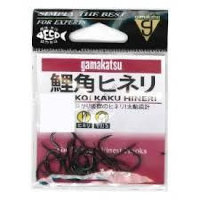 GAMAKATSU Koi Kaku Hineri [Black] #6 (18pcs)