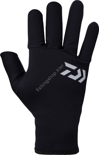 DAIWA DG-7123W Chloroprene Gloves 3 Pieces Cut (Black) L
