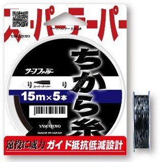 YAMATOYO Chikaraito [Black] 15m (3kg) 3-16 (5pcs)
