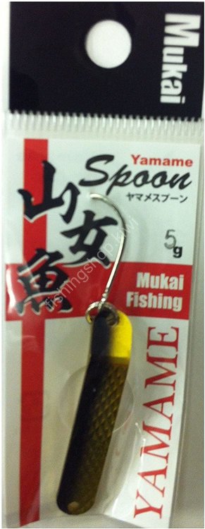 MUKAI Yamame (Diamond Cut) 5.0g #05 Yellow G Black