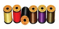 TIEMCO Uni 6/0 Waxed Thread Olive Dun #266
