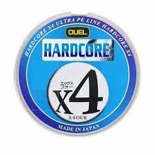 DUEL Hardcore X4 [10m x Silver&Green&Orange&Blue&Pink] 200m #1.5 (25lb)