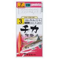 GAMAKATSU Chika Rig Akita Kitsune 7 Piece Rig [Gold] 3.5-0.6