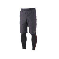 GAMAKATSU GM3572 Light Dry Harf Pants (with Inner) M Black / Silver