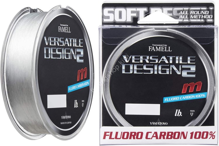 YAMATOYO Versatile Design 2 Fluorocarbon [Clear] 200m #5 (20lb)