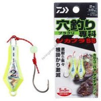 DAIWA Anazurisenka Jikabura-SS No.2 #Yellow Chart Holo