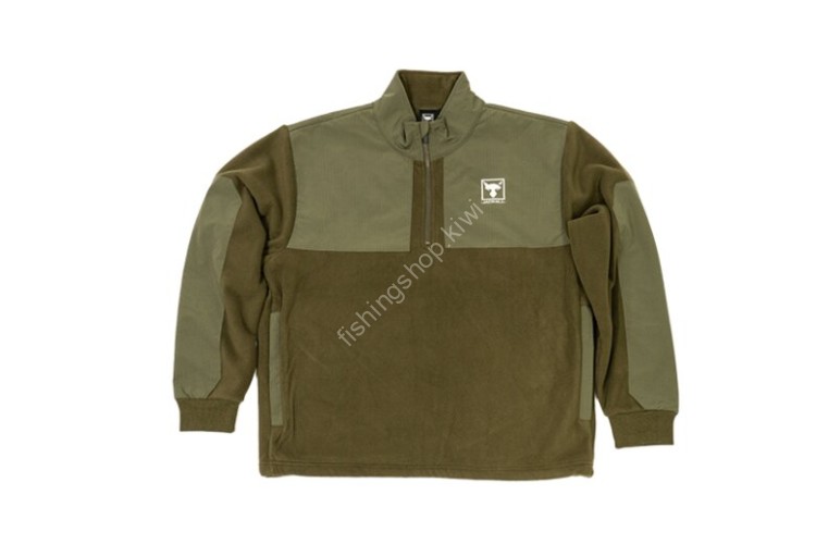 JACKALL Double Face Fleece P/O [Olive] XL
