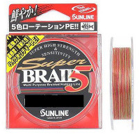 SUNLINE Super Braid5 [10m x 3colors] 150m #1.5 (8.8kg)
