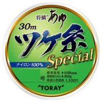 TORAY Toray Shorin Ayu Tsukeito Special [Natural] 30m #0.2 (1.5lb)