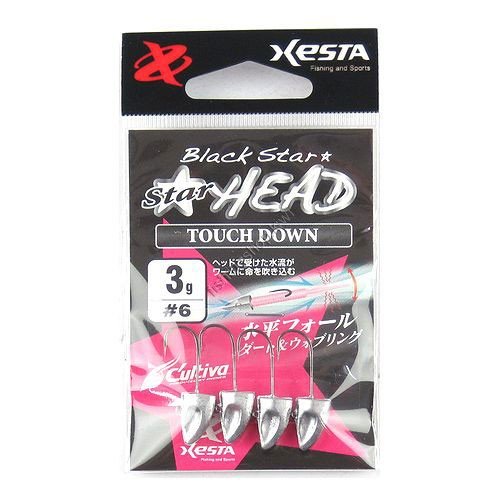 XESTA Star Head Touch Down 3g #6 (4pcs)