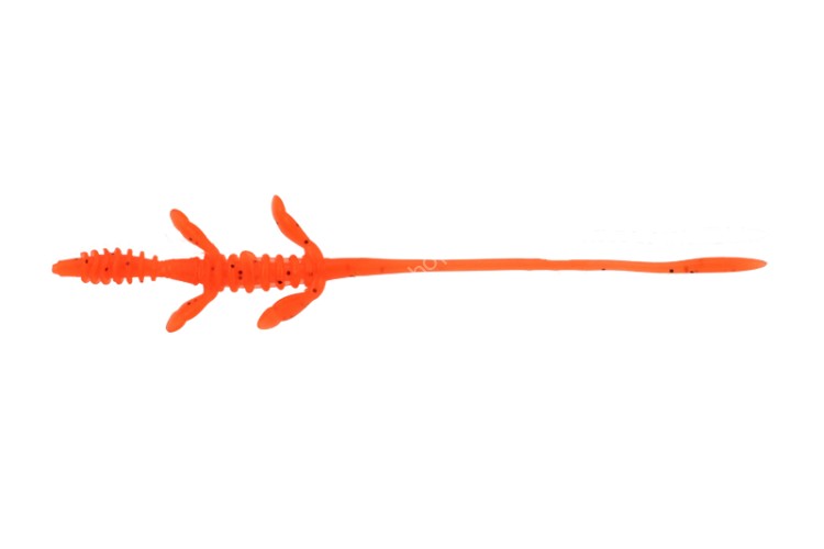 JACKALL BinBin Worm Trailer Tai Comb Pin #F228 Secret Orange Black Flake