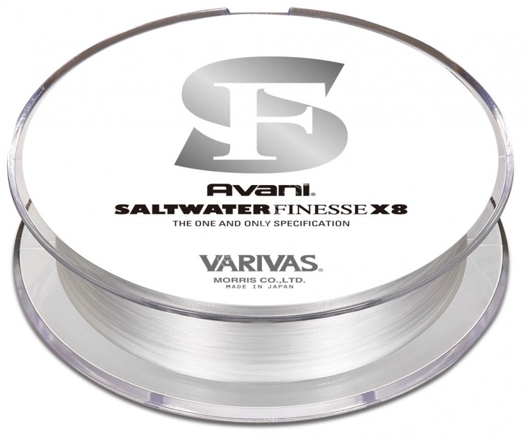 VARIVAS Avani Salt Water Finesse PE x8 [Crystal White] 150m #0.3 (7.5lb)