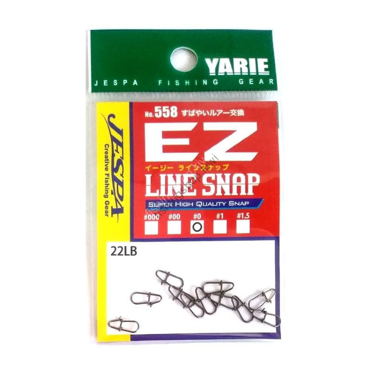 Yarie 558 EZ Line snap #0 22Lb