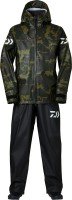 DAIWA DR-6023 PU Ocean Light Rain Suit Green Camo M