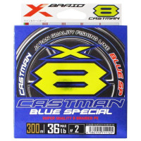 YGK X-BRAID Castman BLUE-SP X8 300 m #2 36lb