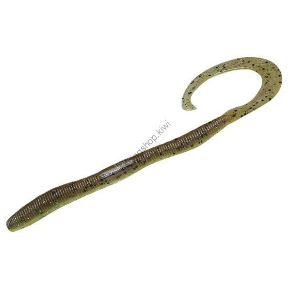 JACKALL Flick Curly 4.8 Green Pumpkin / Light Chart