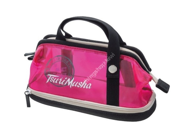TSURI MUSHA Hakushon Pouch #Clear Pink