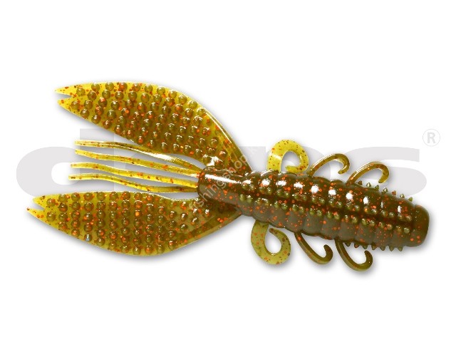DEPS Spiny Craw 3.5'' #65 Green Pumpkin/Red Flake