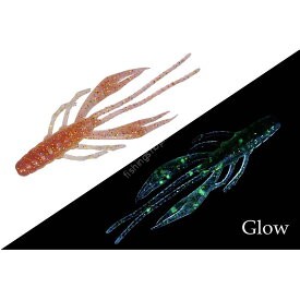 JACKALL Waver Shrimp 2.8 Salt RF Glow Cruiser