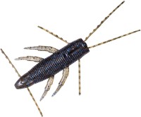 DAIWA Steez Bramo 2.4'' Dark Cinnamon Blue Flake (5pcs)