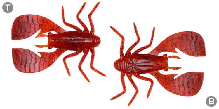 MEGABASS Fuwabug 3.8'' #Solid Red (4pcs)