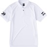 DAIWA DE-7925 Short Sleeve Polo Shirt [White x Black] M