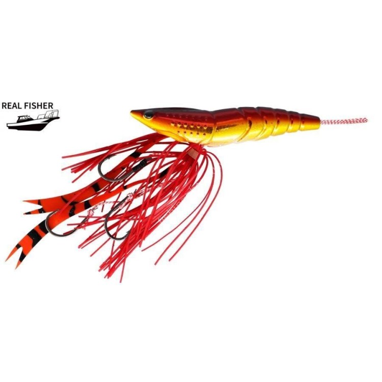 REAL FISHER Ebi Rubber 200g #Aka Kin