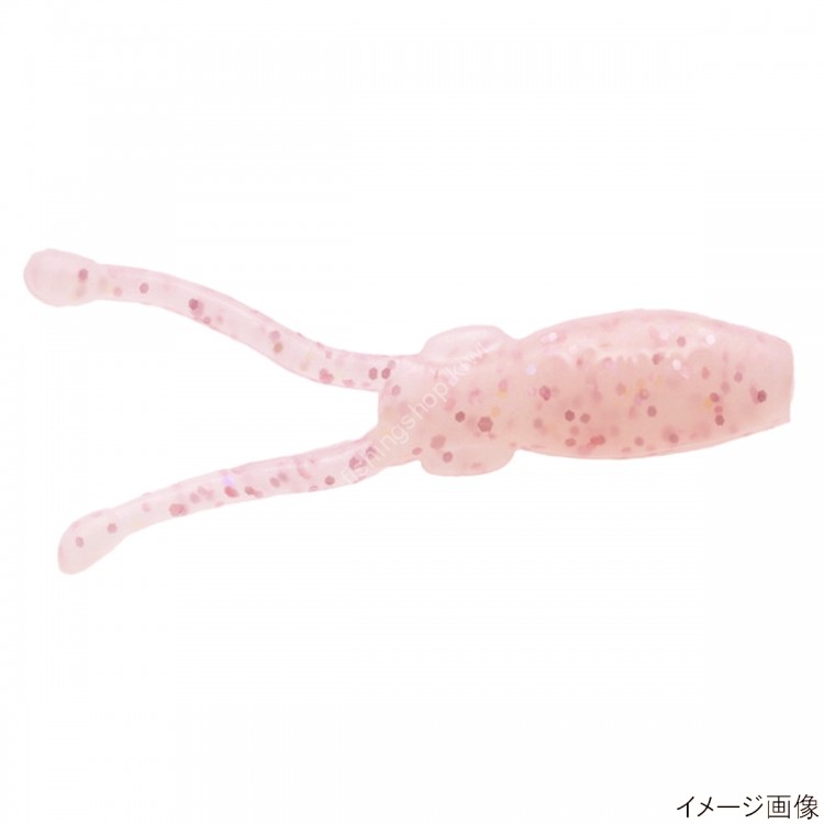 BERKLEY G2SQBSQ1.8-CLP Gulp! SW Baby Squid 1.8 in Clear Pink