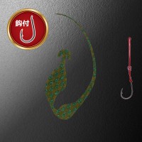 MATSUOKA SPECIAL Single Swim with Hook #Green Green Lame