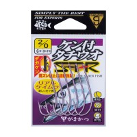 GAMAKATSU Kentsuki Tachiuo ST-R [Real Keimura] #3/0 (6pcs)