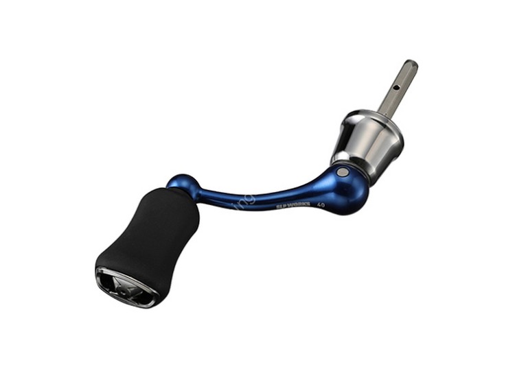 SLP WORKS Daiwa Machine Cut Shaft Handle Set 50mm #Blue