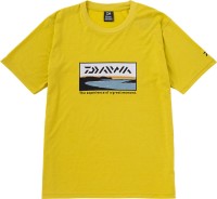 DAIWA DE-6523 Graphic T-Shirt Surf (Smoke Yellow) M