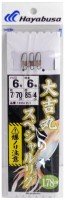 HAYABUSA Daikichimaru Squid Metal Leader #6 3pcs