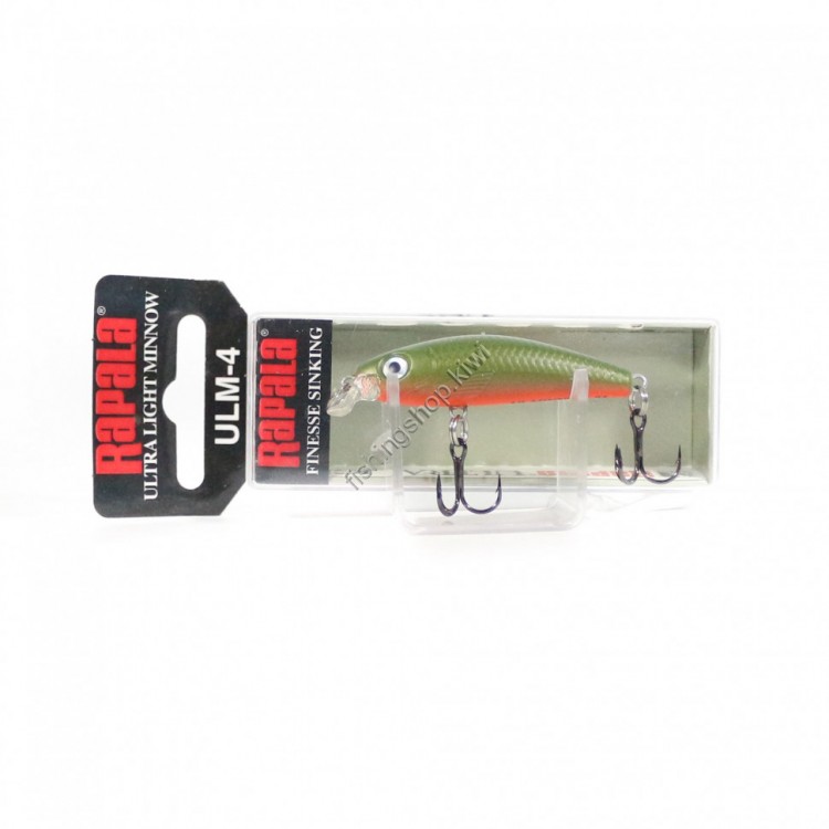 RAPALA Ultra Light Minnow ULM4 Green Army UV
