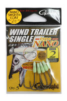GAMAKATSU Wind Trailer Single Type Nano [Nano Smooth Coat] #2 (5pcs)