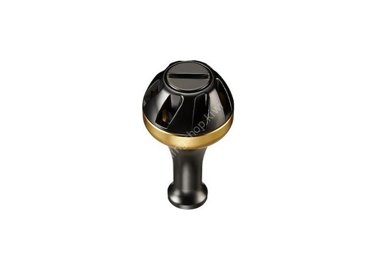 SLP WORKS Daiwa SLPW Aluminum Round Handle Knob S #Black/Gold