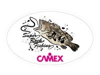 TSURI MUSHA camex Kue Sticker L #White