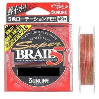 SUNLINE Super Braid5 [10m x 3colors] 150m #2 (11.5kg)