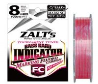 LINE SYSTEM Zalt's Bass Hard Indicator FC [Natural + Pink] 91m #2.5 (10lb)