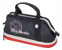 TSURI MUSHA Hakushon Pouch #Black Red