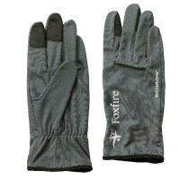 TIEMCO Foxfire SC Easy Touch Gloves (Charcoal) XS
